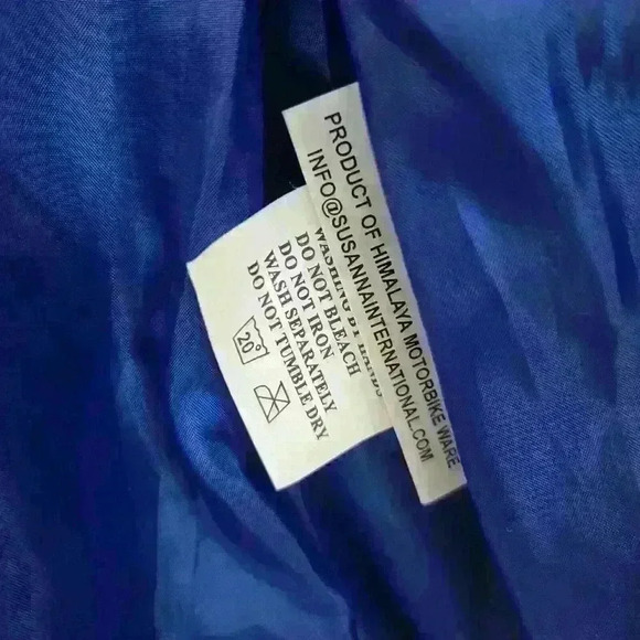 Himalaya Motor Bike Wear Waterproof Rain Jacket & Pants Set,Size XXS Oversized - Picture 7 of 9